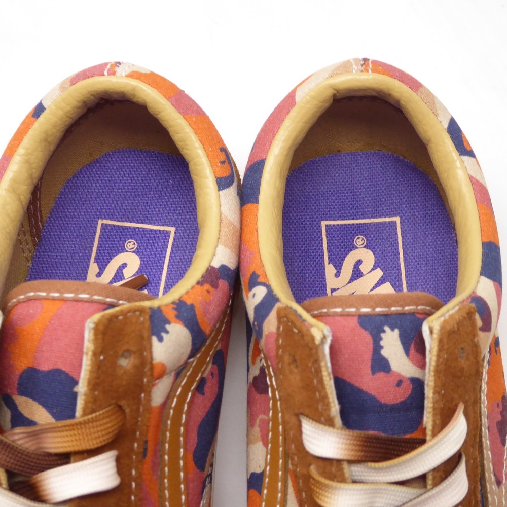 NEW Vans Women Shoes Brown Tyris Winter Off The Wall Gallery Camo Size 7.5 - Picture 8 of 11